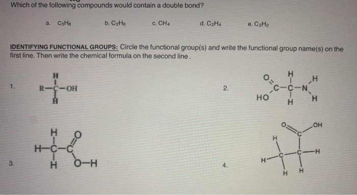 Solved Which of the following compounds would contain a Chegg