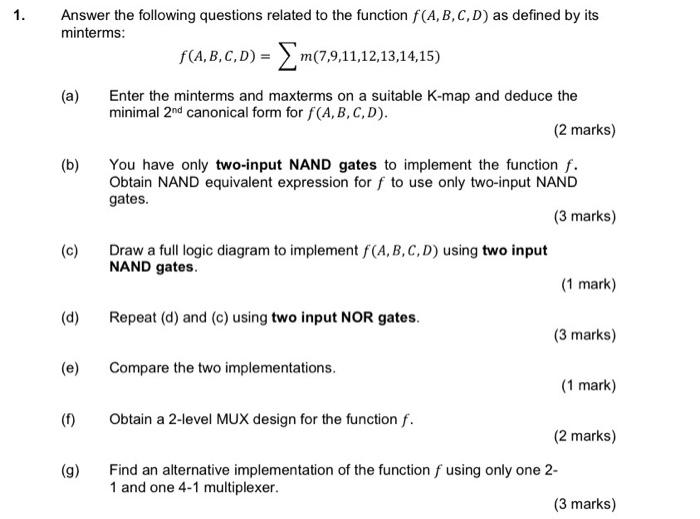 Solved I need a detailed solution, escpecially part c,d,f | Chegg.com