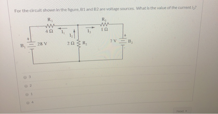 Solved For the circuit shown in the figure, B1 and B2 are | Chegg.com