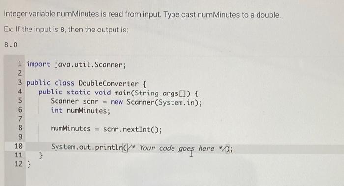 Solved Integer variable numYards is read from input. Type | Chegg.com