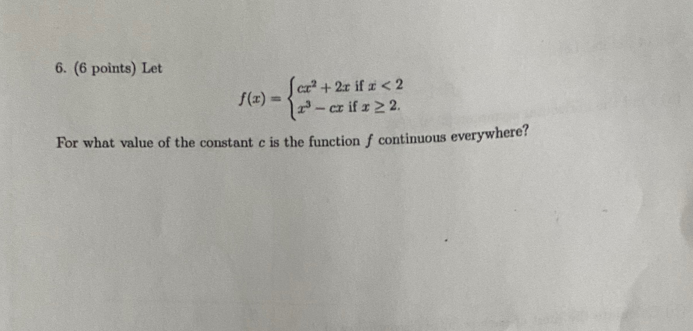 Solved 6 ﻿points ﻿letf X {cx2 2x If X