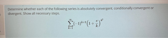 Solved Determine whether each of the following series is | Chegg.com