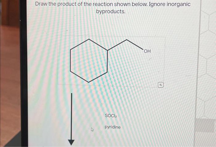 Solved draw the product of the reaction shown below. ignore | Chegg.com