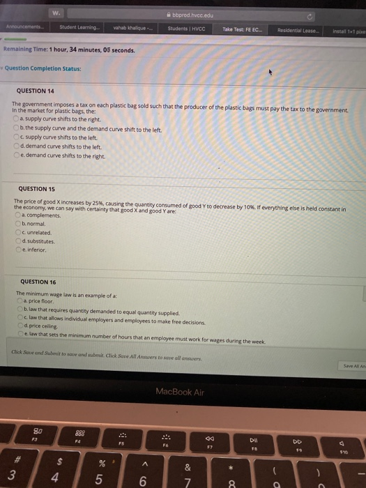 Solved Question Completion Status: QUESTION 13 Refer to the | Chegg.com