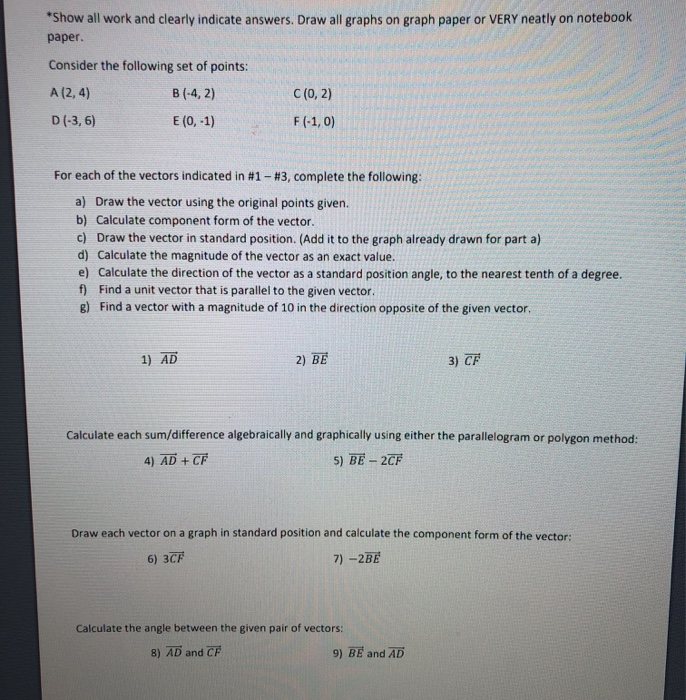 Solved Please do questions 8 and 9 with work shown, thanks | Chegg.com