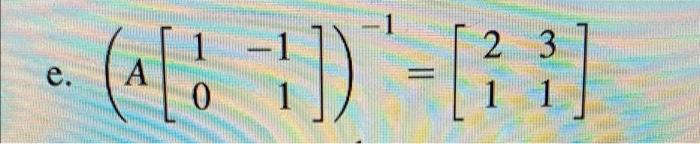 Solved Exercise 2.4.5 Find A when 1 -1 a . b. 2A) 2 a | Chegg.com