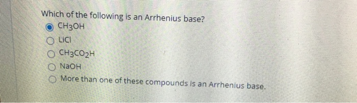 solved-which-of-the-following-is-an-arrhenius-base-ch3oh-chegg