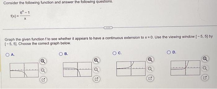 Solved Consider the following function and answer the | Chegg.com