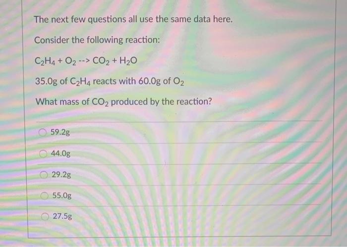 Solved The next few questions all use the same data here. Chegg