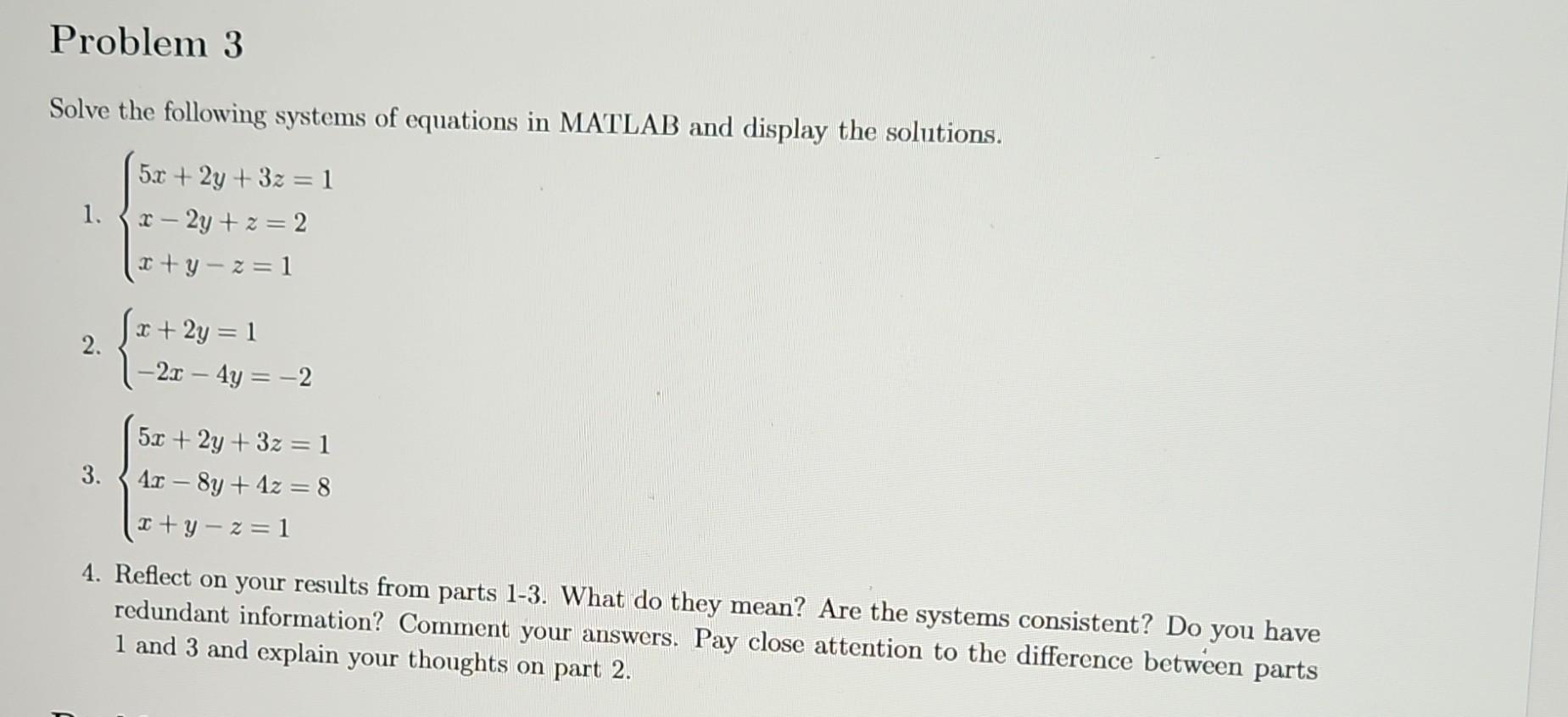 In this problem we will review basic knowledge on | Chegg.com