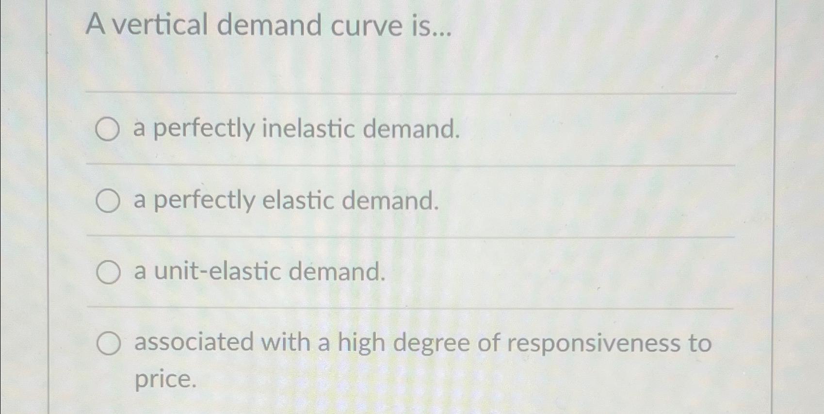 solved-a-vertical-demand-curve-is-a-perfectly-inelastic-chegg