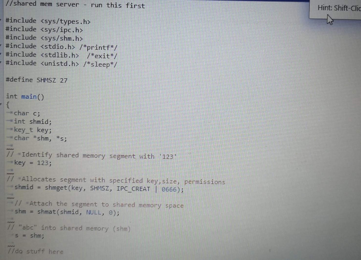 Solved Could you please show me the code of a simple IPC | Chegg.com