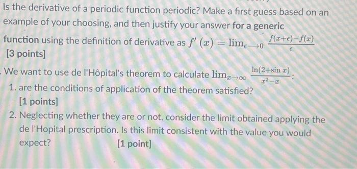 solved-is-the-derivative-of-a-periodic-function-periodic-chegg