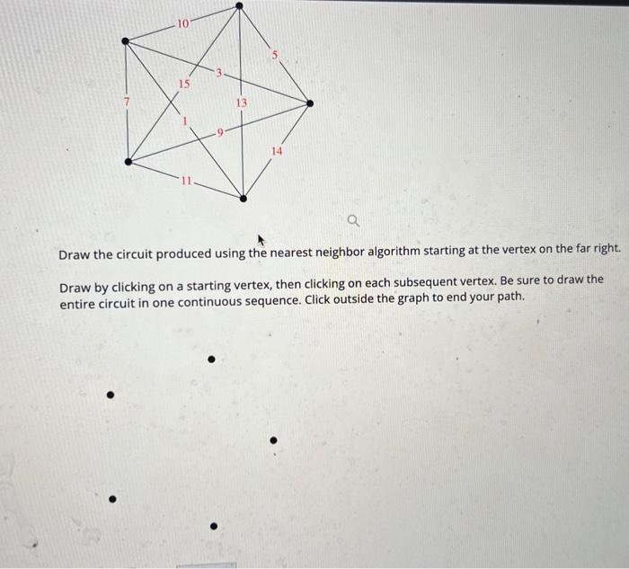 Solved Draw the circuit produced using the nearest neighbor | Chegg.com