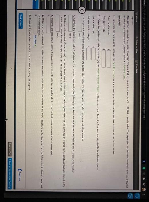 Solved PD-USU eBook Show Me How Calculator Determine the | Chegg.com