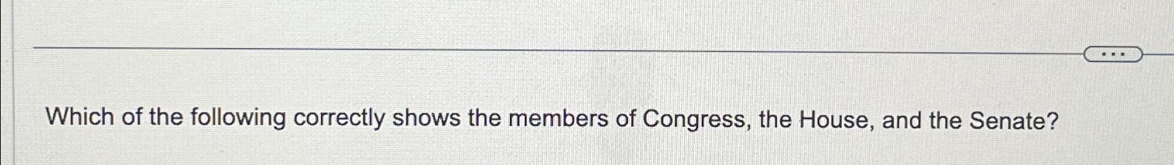 Solved Which of the following correctly shows the members of | Chegg.com