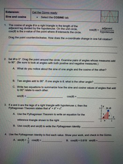 Solved Activity C: Practice with the sine function Get the | Chegg.com