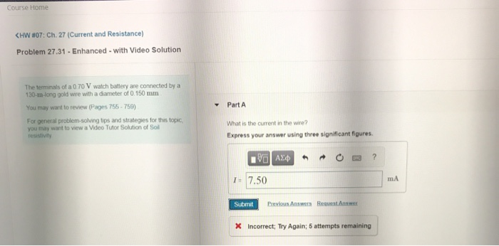Solved Course Home | Chegg.com