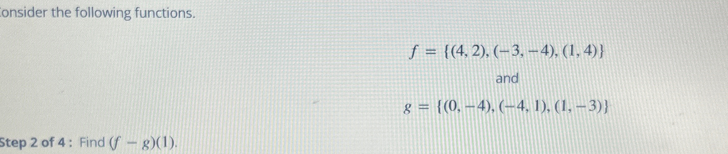 Solved Onsider The Following | Chegg.com