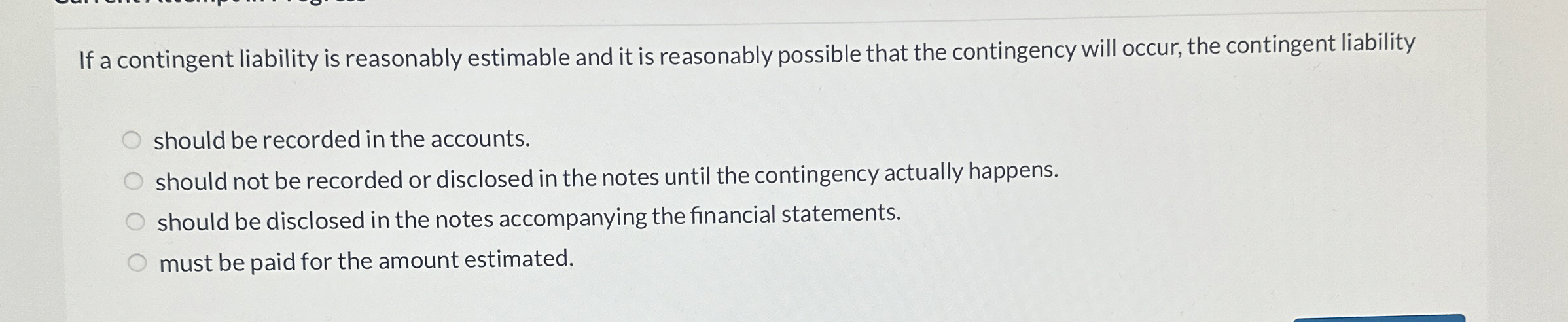 Solved If a contingent liability is reasonably estimable and | Chegg.com