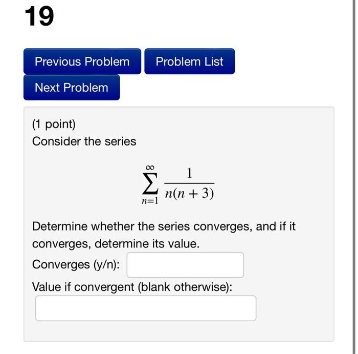 Solved 17 Previous Problem Problem List Next Problem (1 | Chegg.com