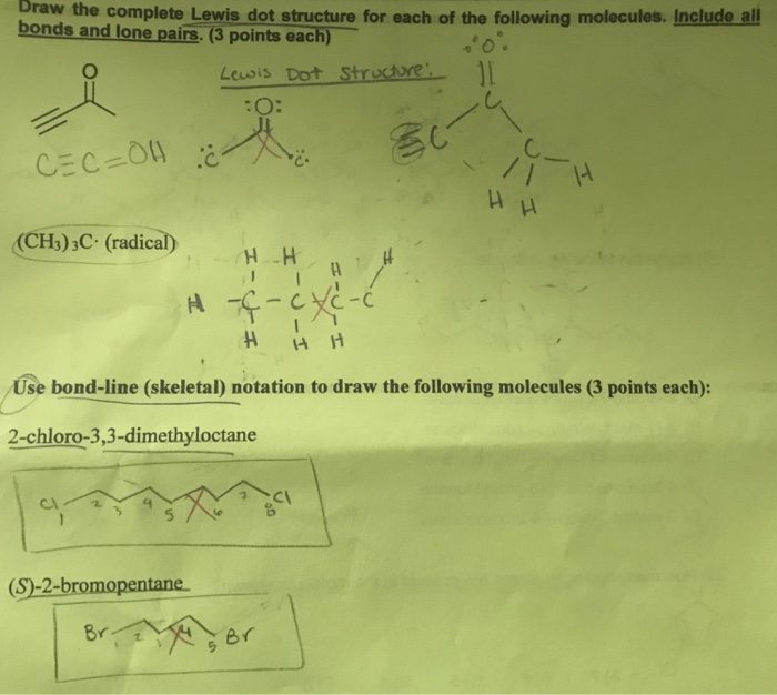 Solved Draw The Complete Lewis Dot Structure For Each Of Chegg Com