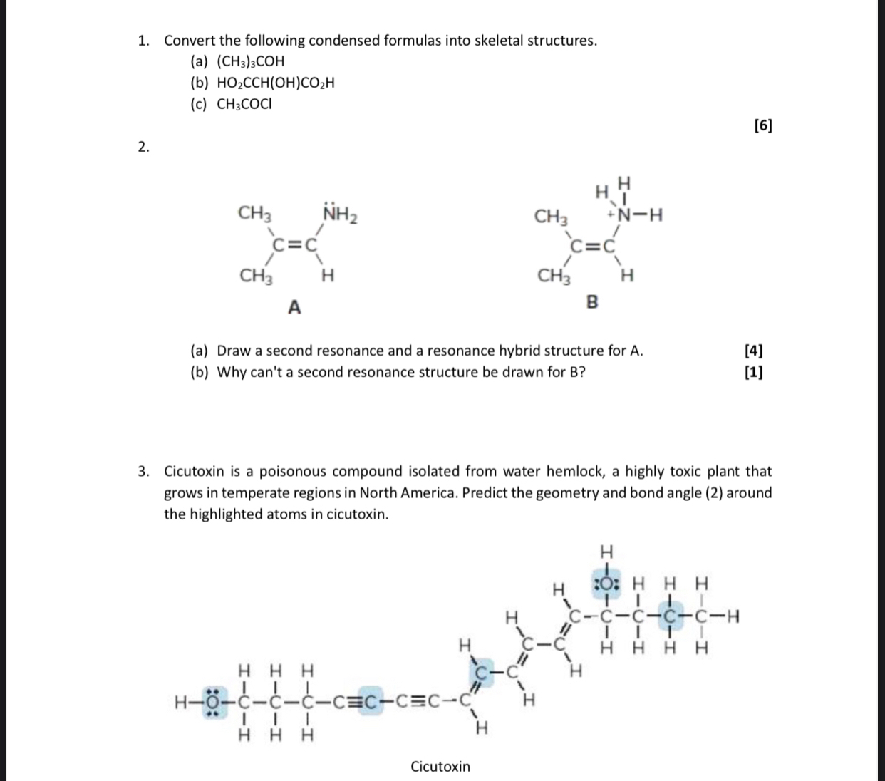 Solved Convert the following condensed formulas into | Chegg.com