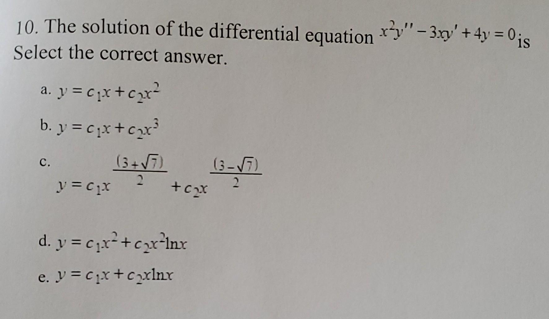 solved-the-solution-of-the-differential-equation-chegg