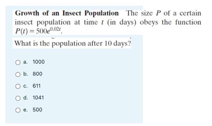 Solved Population of a Bacteria Culture The logistic growth | Chegg.com