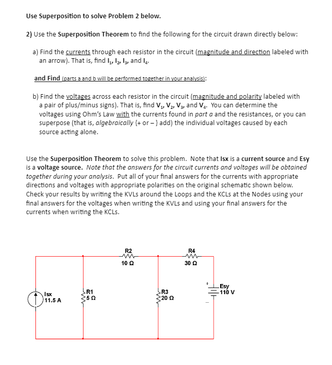 Solved Use Superposition to solve the problems on this quiz. | Chegg.com