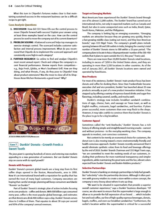 chipotle balanced scorecard