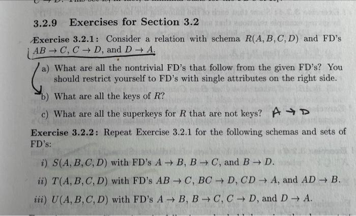 Solved 3.2.9 Exercises for Section 3.2 Exercise 3.2.1: | Chegg.com