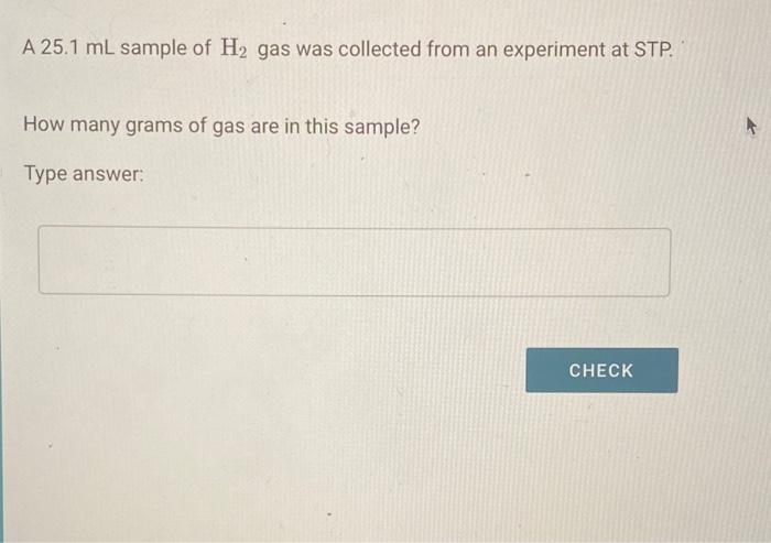 in an experiment 225 ml of wet h2 is collected