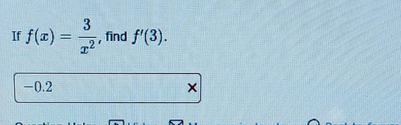 \( f(x)=\frac{3}{x^{2}} \)