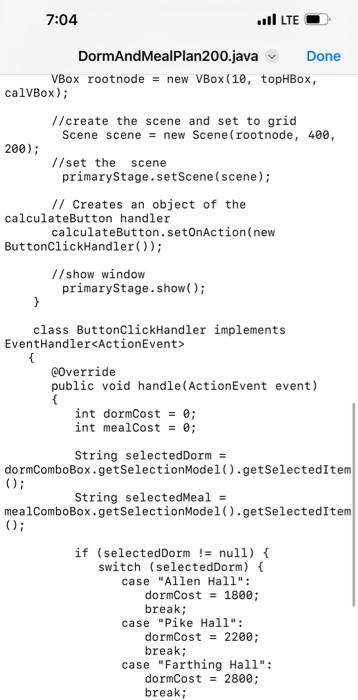 Solved I have this code. it's working but gives me an error | Chegg.com