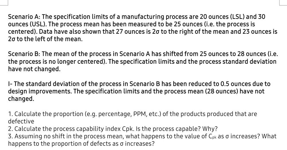 solved-scenario-a-the-specification-limits-of-a-chegg