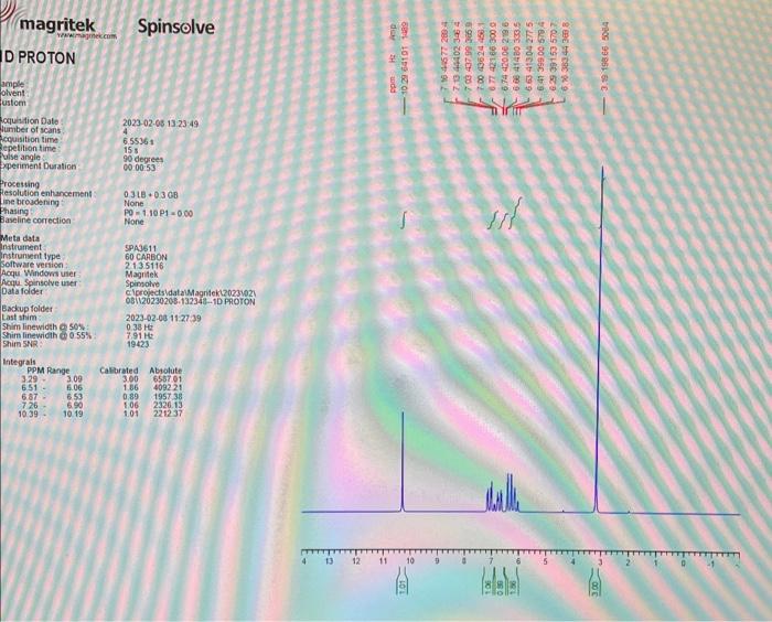 Solved Use the molecular formula, molecular weight, IR | Chegg.com
