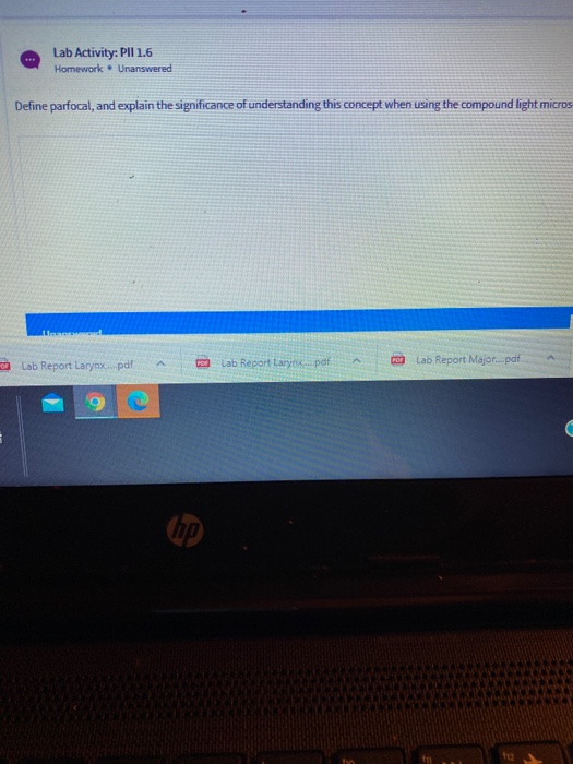Solved define parfocal, and explain the significance of