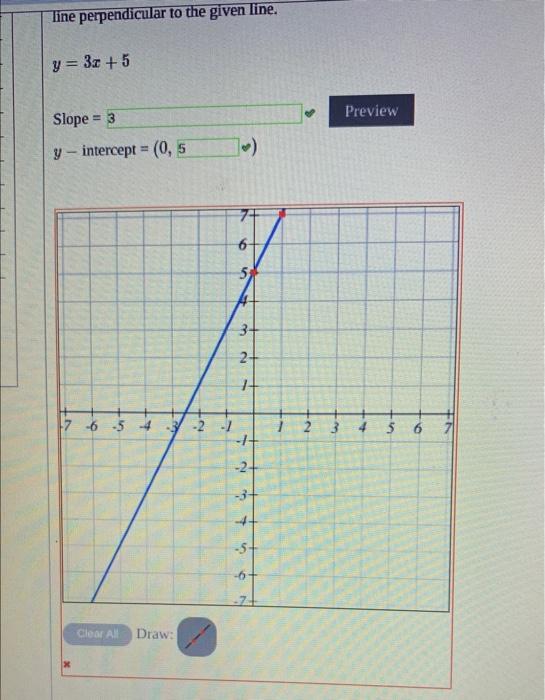 find the slope of the line using the graph below