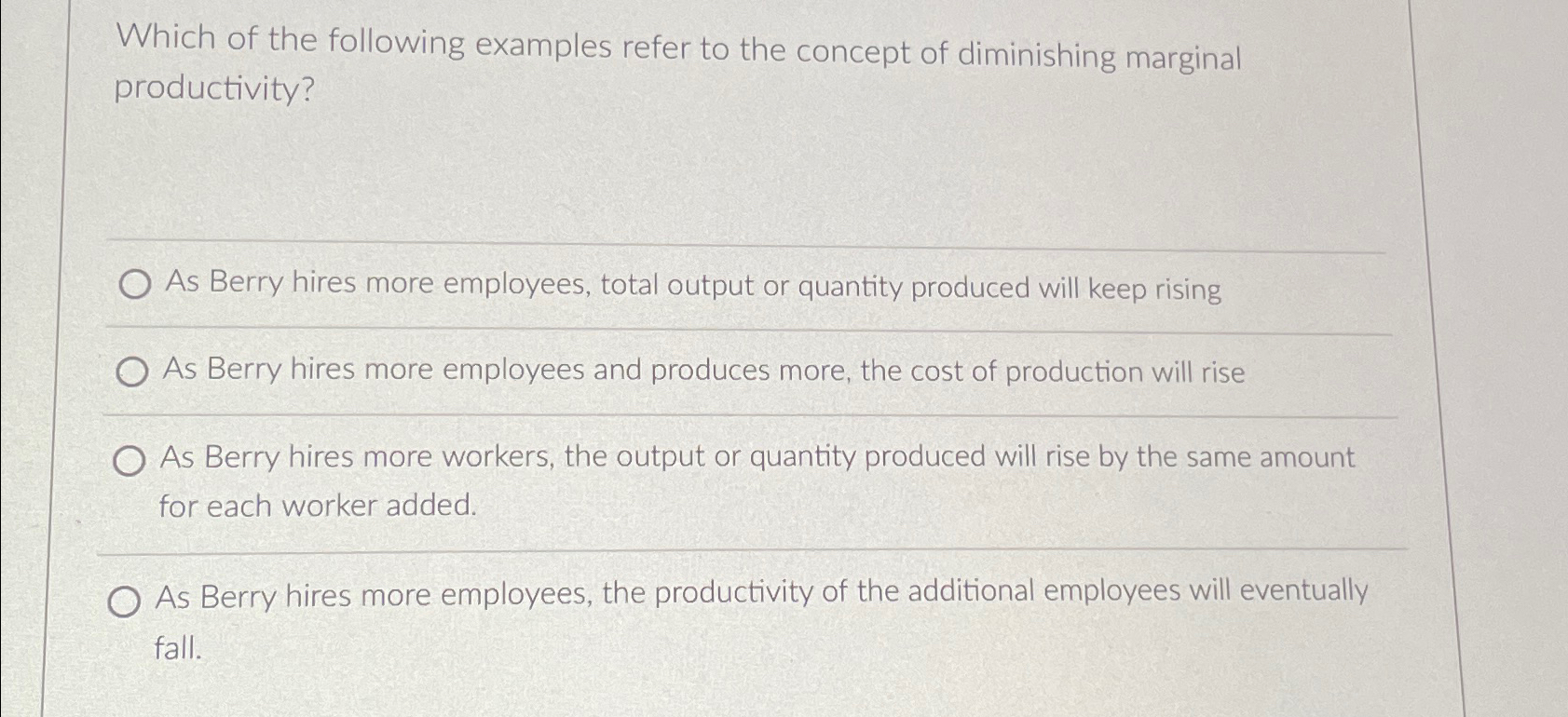 Solved Which of the following examples refer to the concept | Chegg.com