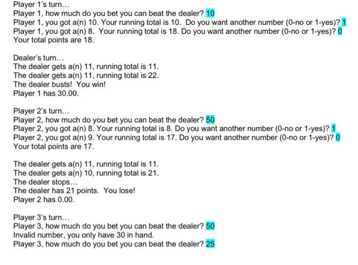 Solved Problem Statement We are going to create a game | Chegg.com