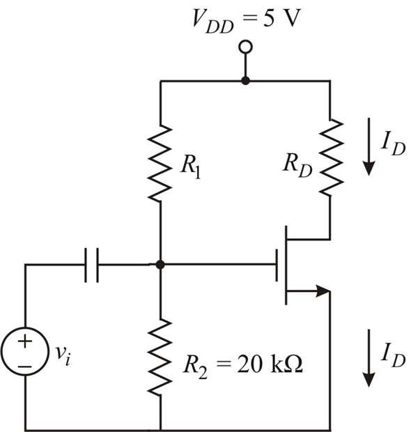 Solved Describe a simple commonsource MOSFET circuit with an nc