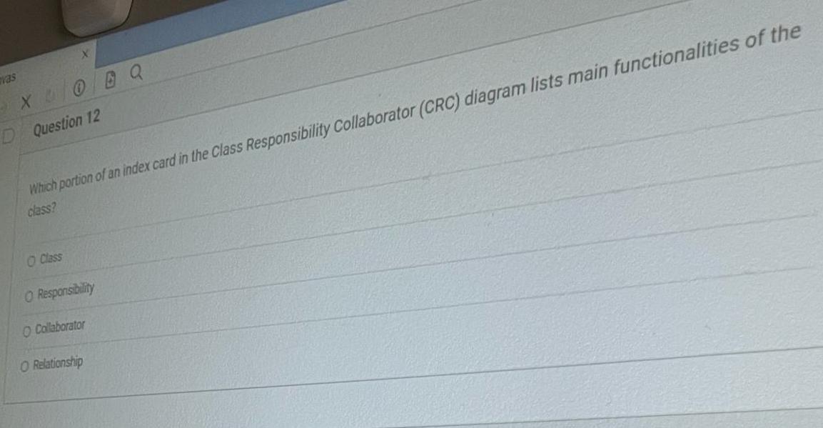 Solved • ﻿Question 12Which portion of an index card in the | Chegg.com