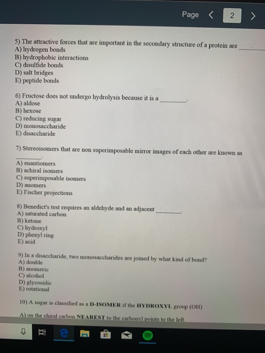 Solved Page 1 3 Ribulose Has The Following Structura Chegg Com