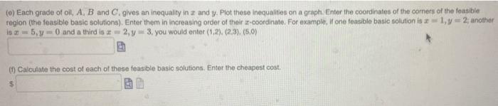 Solved Two oil refineries each produce three grades of | Chegg.com