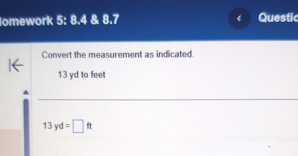 Solved Convert The Measurement As Indicated 13 yd To Chegg solved-convert-the-measurement-as-indicated-13-yd-to-chegg