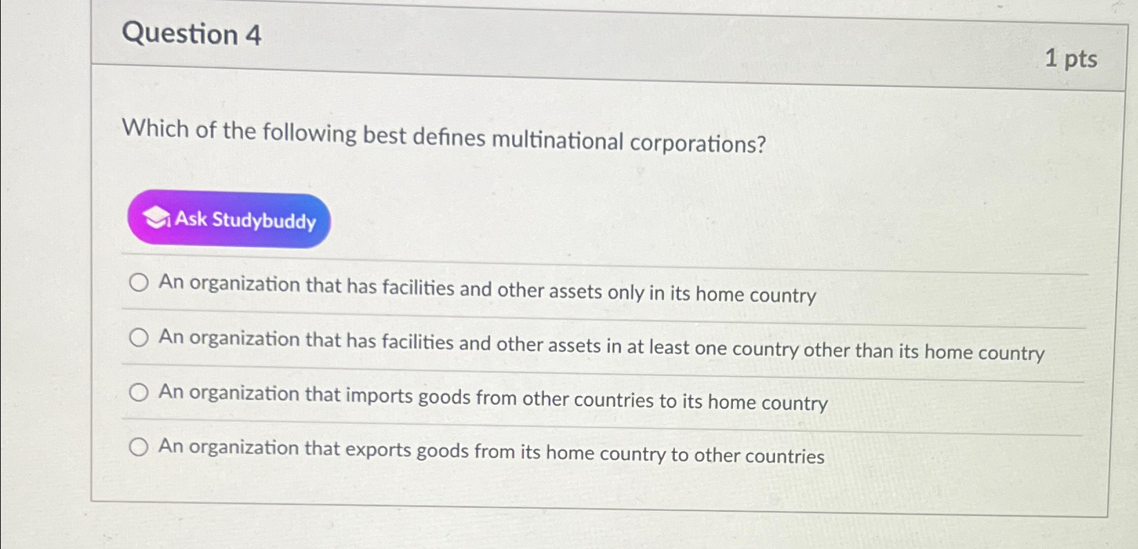 Solved Question 41 ﻿ptsWhich of the following best defines | Chegg.com