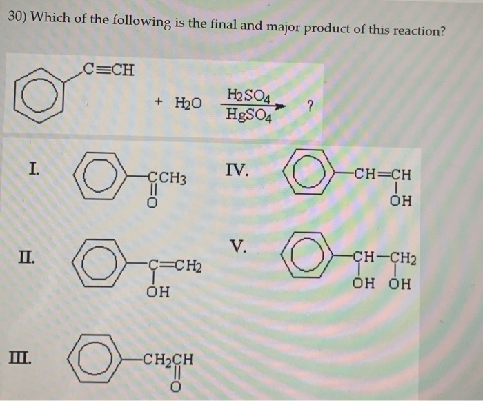 Solved 30 Which Of The Following Is The Final And Major Chegg Com