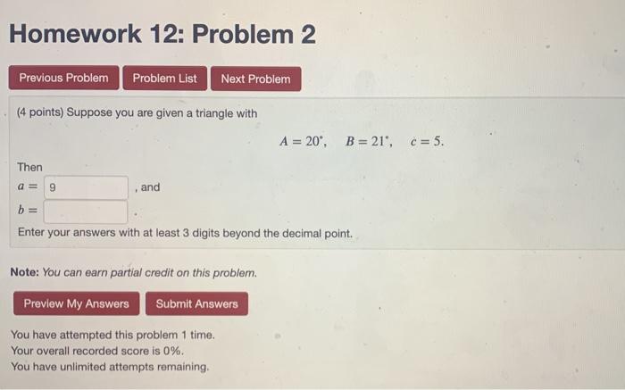 Solved Homework 12: Problem 2 Previous Problem Problem List | Chegg.com