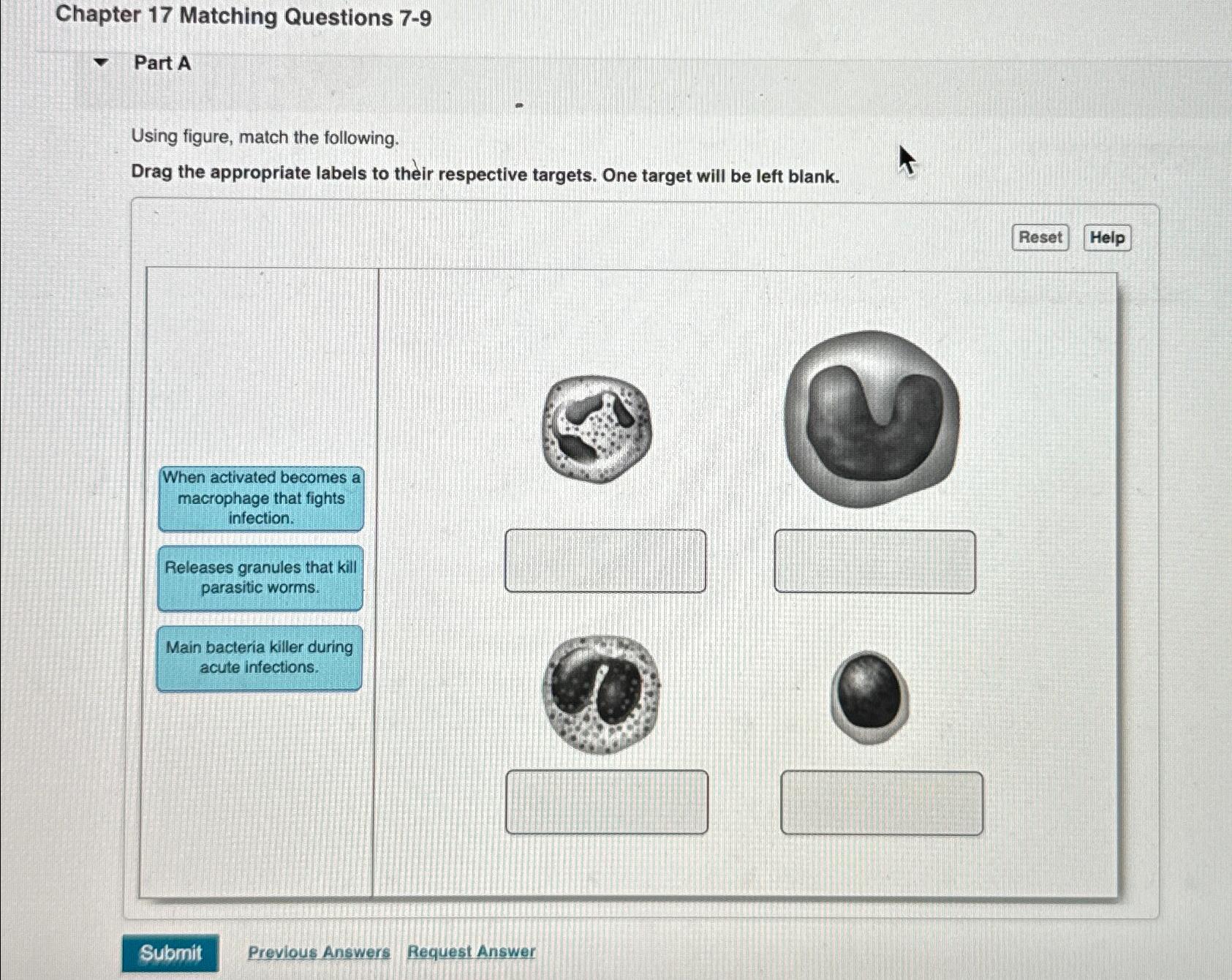 Solved Chapter 17 ﻿Matching Questions 7-9Part AUsing Figure, | Chegg.com